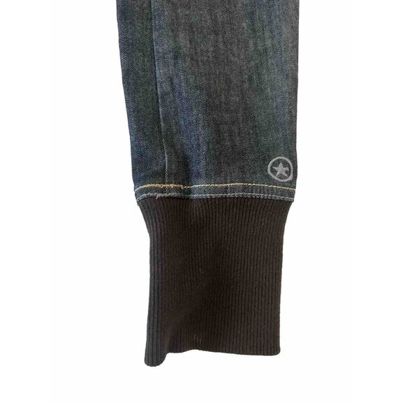 Converse One Star Military Fitted Denim Jacket Blazer Size Medium Womens - Picture 4 of 9